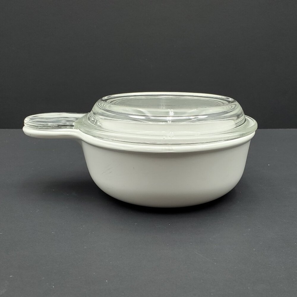 Corningware Grab-It Bowl Glass Lid Corning Tab Handle Grab It Soup Cereal Bowl